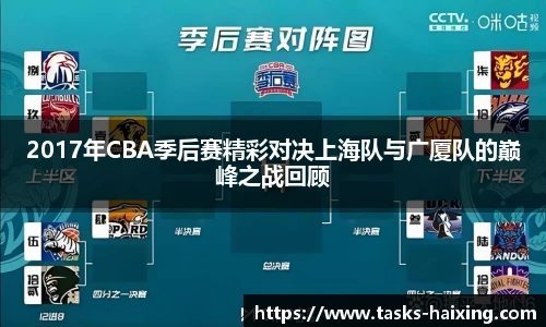 2017年CBA季后赛精彩对决上海队与广厦队的巅峰之战回顾